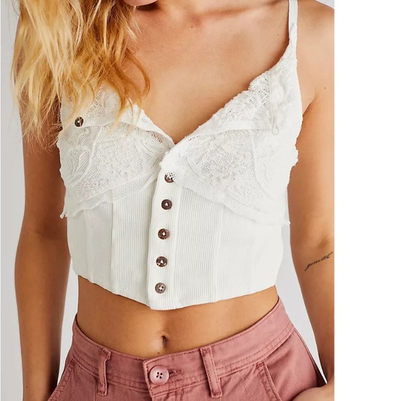 Free People Tops - Free People Have My Heart Tank Top NWT